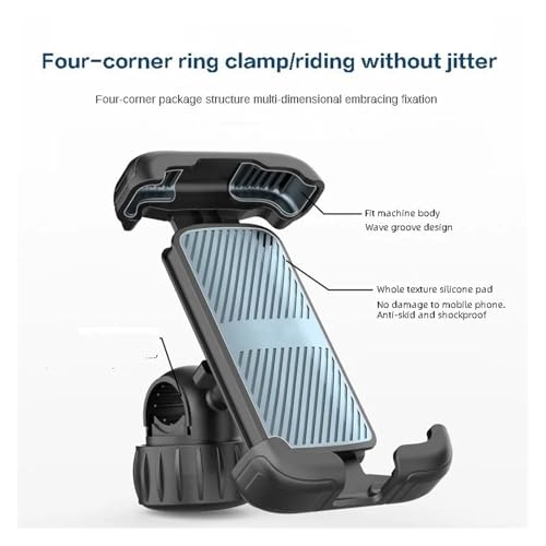 Support antichoc pour vélo universel orientable pour protéger votre smartphone