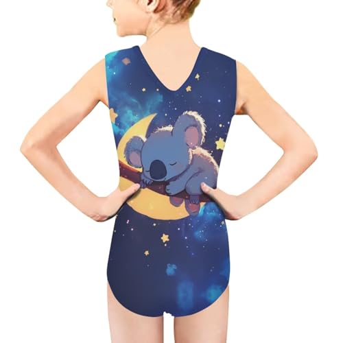 Image of Xpyiqun Bathing Suits for Girls 3-14 Kids Summer One Piece Swimwear Beach Sport Sleeveless Swimsuits Athletic