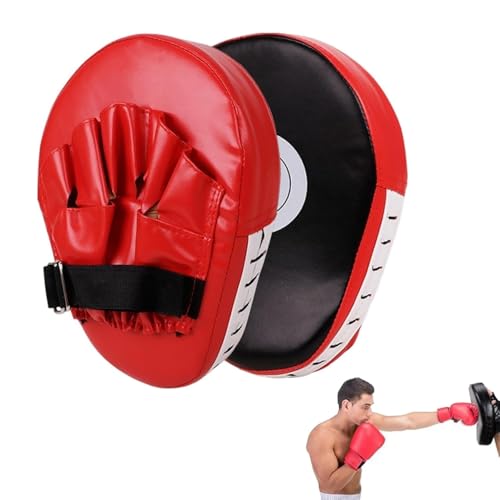 LATRAT 1 Paar Pratzen Trainer Pratzen Kickboxen Boxen Pratzen, Schlagpolster Boxpads Kickboxen Schlagkissen für Muay Thai Karate Taekwondo Martial Arts