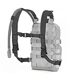 CLTAC Shoulder Straps (Black) Tactical Small MOLLE Hydration Pack/Water Bladder Carrier Pack
