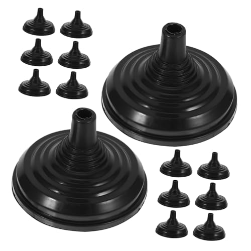 FUNNETOYU 50 Piezas Mini Flagpole Base Stand Round Table Flag Holder For Office Desk Classroom Party Desktop Display Indoor Decorations