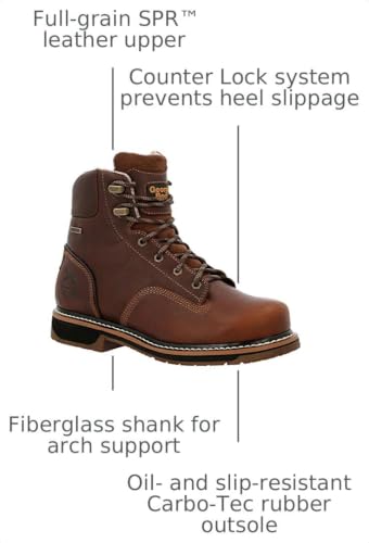 Image of Georgia Boot AMP LT Edge Waterproof Alloy Toe Work Boot