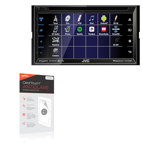 BoxWave Screen Protector Compatible with JVC KW-V350BT - ClearTouch Anti-Glare (2-Pack), Anti-Fingerprint Matte Film Skin