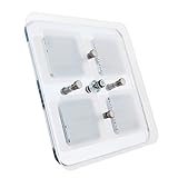 Diese LED Acryl Crystal Knopfschalter Licht ist mit verschiedenen Helligkeitsstufen ausgestattet. Durch Drücken des Schalters wird das Licht von Blau auf die erste Phase Helligkeit, Tageslicht, maximale Helligkeit eingestellt.