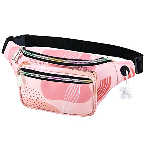 Beinou Bauchtasche Gürteltasche für Damen Hüfttasche Wasserdicht Brusttasche Sport Brustbeutel Stylisch Crossbody Hip Bag Tasche für Reise Camping Wandern Fitness Fahrrad Geschenke Cover