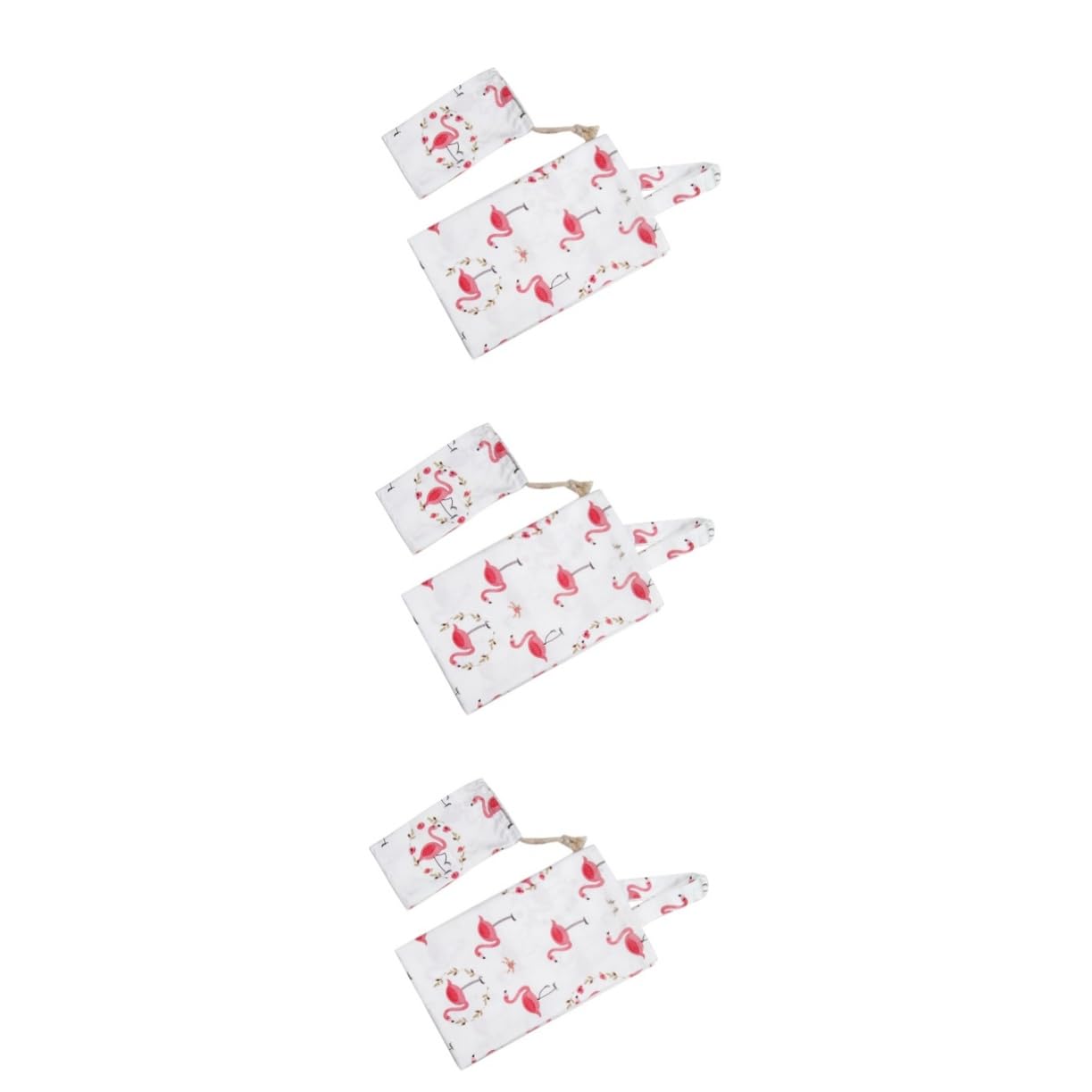 ifundom 3pezzi Copertura Per Allattamento Cotone Con Supporto Per Collo Scialle Per Allattamento Leggero e Pratico Con Borsa Portaoggetti Per Uso Esterno Flamingo