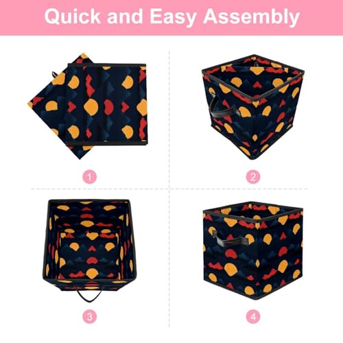 Grand cube de rangement pliable Sunset Mountain pour vêtements - 7