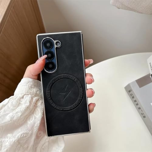 Coque Galaxy Z Fold 6 avec rabat magnétique et protection écran intégrée