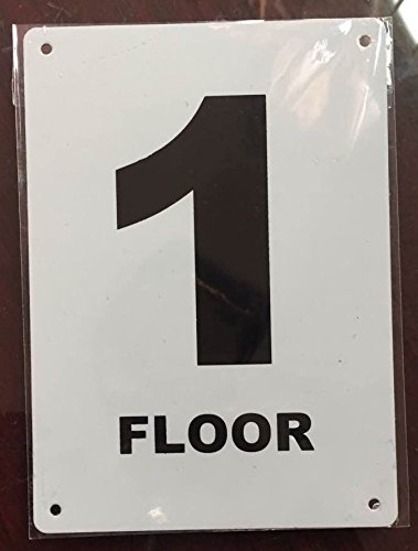 Floor Number Sign Set (Aluminum) #TOP7