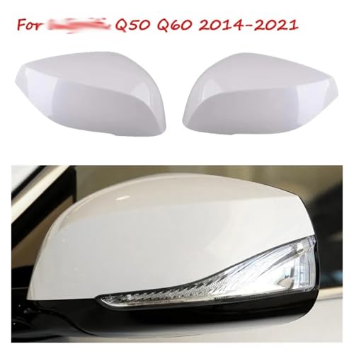 Couvercle de rétroviseur de voiture finition premium pour Infiniti Q50 Q60 Q70 - 2
