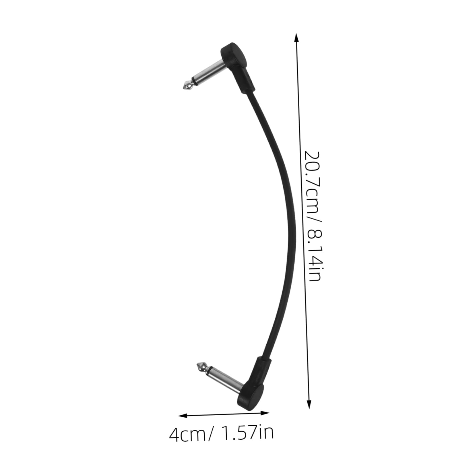 ibasenice 12piezas Cable De Guitarra Profesional De Conexión Corta De Efectos Cable De Instrumento Para Músicos Movimiento