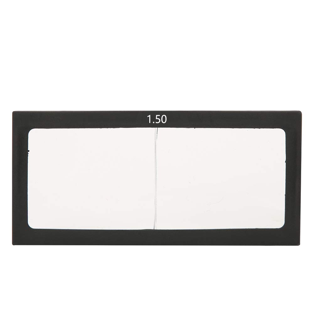 Shanrya Welding Magnifier Lens, Glass Eye-Protecting W Welding Glass Magnifier Lens, for Protective Welding Arc Welding(1.5)