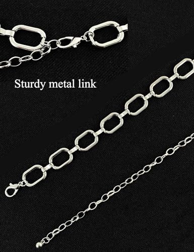 Image of TOPACC Gold Chain Belts for Women Fashion Thick Metal Link Waist Belt | Chunky adjustable gold belt for dresses jeans pants country concerts cowgirl outfits