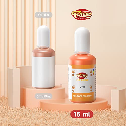 image for FUTEBO Oil Based Food Coloring, 15ml Large Capacity Food Coloring for 
