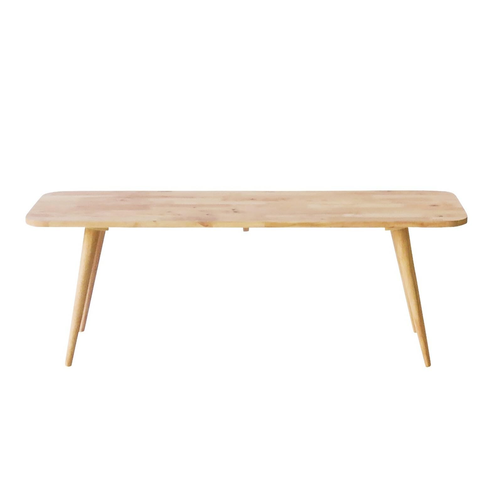 Amazon.co.jp: NATURAL SIGNATURE ラバーウッド無垢 天然木 120ロー