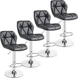 Yaheetech Bar Stools Set of 4,...