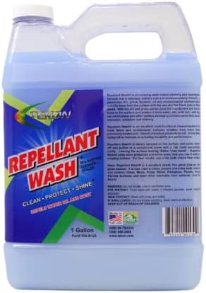 TEKON Repellant Wash® - 3 in 1 Clean, Protect, and Shine - Perfect for Glass, Stone, & Most Hard Surfaces - Leaves Surfaces Resistant to Water, Oil, Dirt, and Fingerprints (128oz)