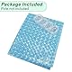 CAPASTEC 1 Set Wasserdichter Duschvorhang, Eva Badvorhang mit 3 Gewicht Magnet, 180 x 200cm Waschbar Duschvorhang mit 12 Duschvorhangringen für Badezimmer, Badewanne, Duschkabine, Blau