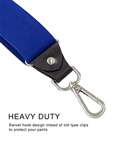 Image of Men's Suspenders with Swivel Hooks and Adjustable Braces, Suitable for Heavy Duty, Big and Tall