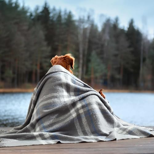 Nautica - Faux Mohair Throw Blanket, Yarn-Dyed Medium Weight, 50x60 by Nautica - Used condition - Image 9