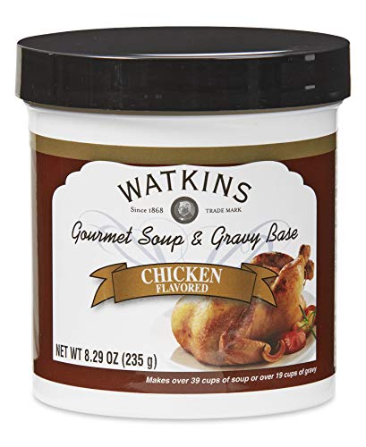 Watkins Soup and Gravy Base, Chicken, 8.29 Ounce Jar, 1-Count