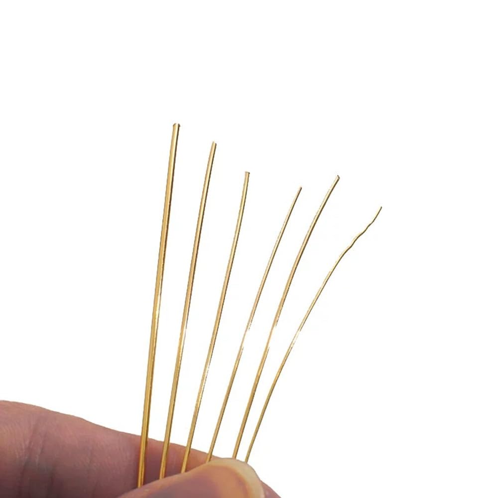 Filo d'oro 99,99% Au for la ricerca scientifica e l'elettronica - 1pcs(0.5mmx20cm)