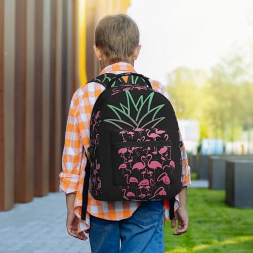 Sac à dos pour enfants écolière noir étanche taille unique - 7