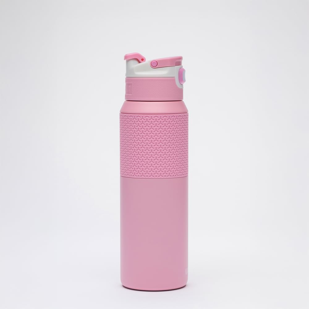 Kambukka Elton Isolierte Wasserflasche - Schmutz- und geruchsresistent, stoßfest, spülmaschinenfest, griffig, 3-in-1-Deckel mit Milliliter-Markierungen