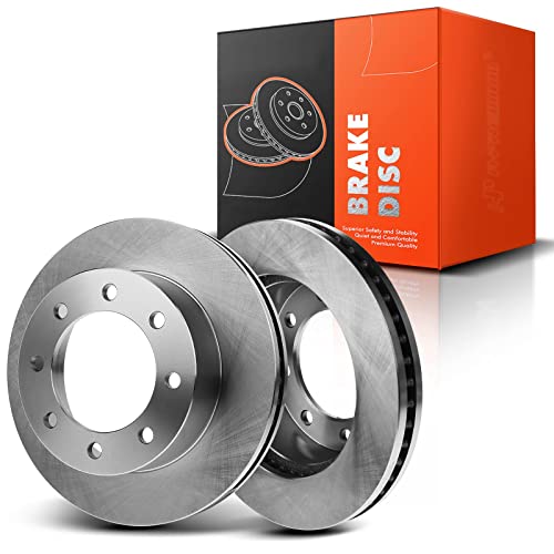 A-Premium Front Disc Brake Rotors Set Compatible with Ford F-250 Super Duty F-350 Super Duty 2005-2012 F-450 Super Duty 2010-2012 Only 2-PC