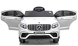 Toy House Mercedes Benzy GLC63 Battery Operated Ride-On Swing Function Car with Remote for Kids(2 to 6 YRS), White