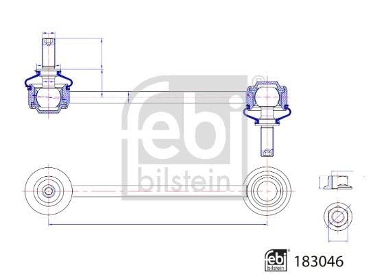 FEBI BILSTEIN Barre/tige (stabilisateur) 183046