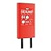 Produktbild ELRO FB1800 Brandschutzdecke Feuerlöschdecke 1, 8M x 1, 2M-Kunststoffbox-auch für Personen geeignet-nach DIN EN 1869, Red, 1,8m x 1,2 m