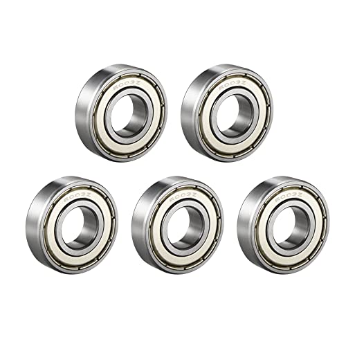 Cojinetes 6003Z uxcell de acero cromado GCr15 con dimensiones precisas 17x35x10mm de alta durabilidad