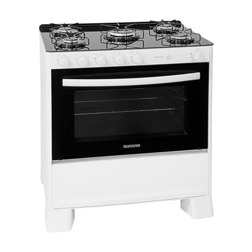 SUGGAR FOGÃO COOK GLASS BRANCO MESA DE VIDRO 5 BOCAS MEGA CHAMA TREMPE 6 APOIOS ACENDIMENTO AUTOMÁTICO FGVCG510BR