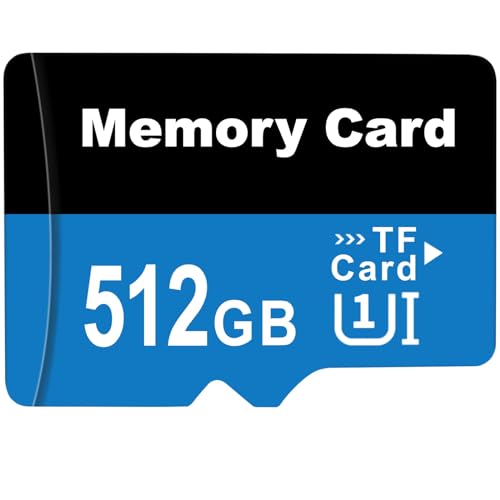 dolrun SD Karte 512 GB - Speicherkarte SD-Karte 512GB Mini SD Karte Externe Datenspeicher Memory Karte für Laptops, Kameras, Android Handy