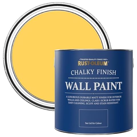 Rust-Oleum Lemon Jelly Wall Paint 2.5L Cover