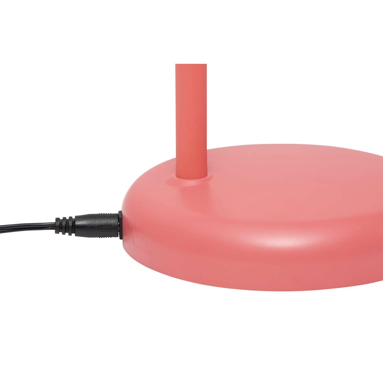 MAUL MAULjoy lampa LED, lampa biurkowa na stabilnym stojaku, mała oszczędzająca miejsce lampa biurkowa do stołu i biura, elastyczna lampa o temperaturze barwowej 3000 K, dotyk różu | Przyjemne ciepłe światło, elastyczne ramię z regulacją wysokości, stabil
