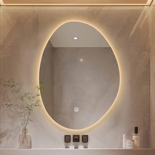Miroir de salle de bain LED goutte d'eau pour sublimer votre routine