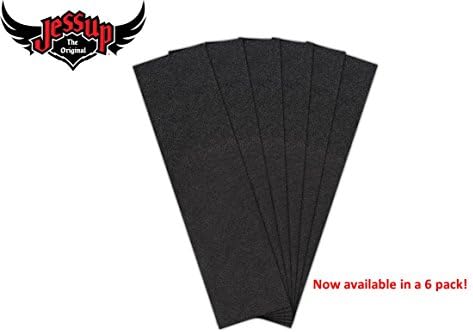 Jessup The Original Griptape for Skateboards and More, Pack of six 9" x 33" Sheets, Manufacturer Direct