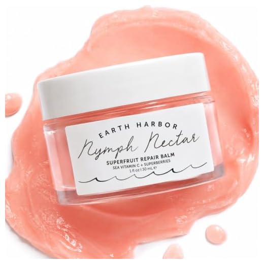 Earth Harbor | NYMPH NECTAR Superfruit Radiance Balm | Deep Moisturizer and Sleeping Mask | Superberries + Sea Fruit | 100% Natural + Vegan | 1 oz