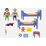 Descriptif Produit:Voici le mobilier pour meubler la chambre des enfants de la nouvelle maison des Playmobil. Contient un lit superposé, des jeux pour les enfants Playmobil ainsi que 2 enfants Playmobil.