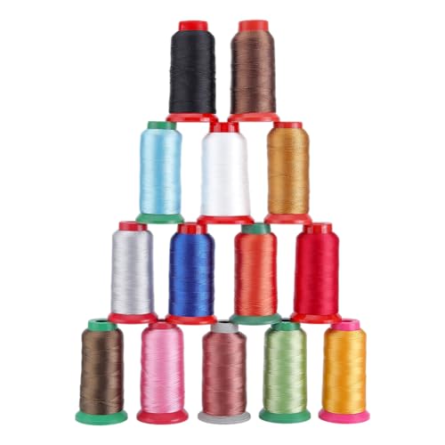 Set de 14 rollos de hilo de nylon 0.2mm de 1093 yardas miniatura 1