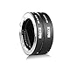 Meike Anneau adaptateur de Tube d’extension Macro AF-Focus AF-MK3 (10mm + 16mm) Pour Sony Miroir E-Mount à Montage sur E Montage sur FE-Mount A7