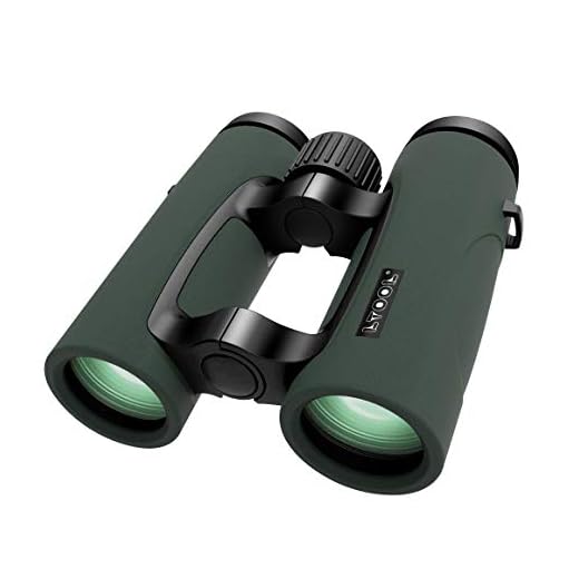 Compact Binoculars,10x32 Lightweight (0.88 lbs.) Low Light Night Vision Binoculars for Bird Watching Hunting Sports - Large View Eyepiece Binoculars for Adults with BAK-4 FMC Lens