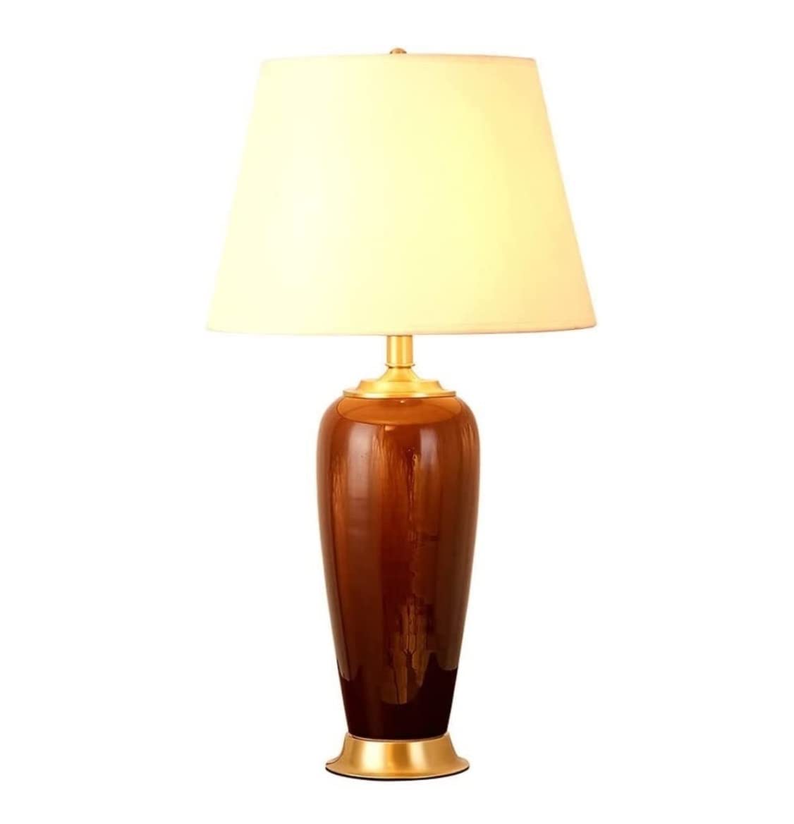 asdchZen Desk Lamps For Reading Traditional Ceramic Table Lamp Bedroom Nightstand Bedside Lamp Study Room Decoration Desk Lamp Lamps For Living Room-A-Dimmer,A-Dimmer switch