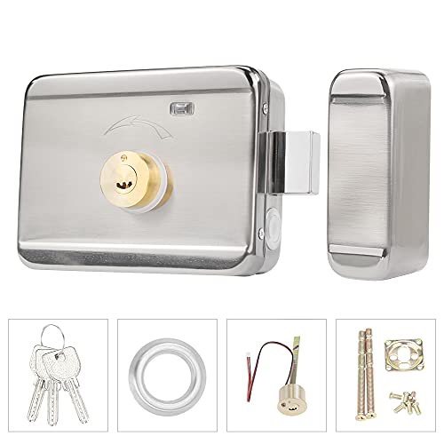 KUMU Mute Security Electricc Control Smart Door Lock for Door Access Control System Open the Door with Key for House Entry Protection Defense