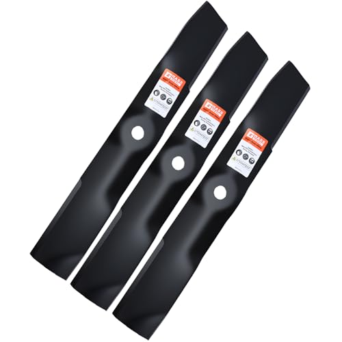 Image of Grasscool Z515E Blades Compatible with John d-eere 54 inch Mower Replace M143520 z375r z515e z530m z445 z425 z525e z345r x570 x590 x500 x530 z435 54'' Deck Zero Turn Tractor UC22010 M152726