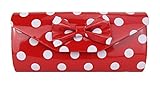 Ella Jonte Tasche rot weiß Punkte Rockabilly by kleine rote Handtasche Clutch