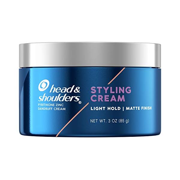 Head-Shoulders-Anti-Dandruff-Styling-Hair-Cream-for-Men-Light-Hold-Matte-Finish-3-Oz Head & Shoulders Anti-Dandruff Styling Hair Cream for Men, Light Hold, Matte Finish, 3 Oz