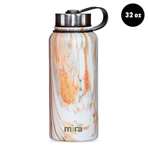 MIRA 32 Oz Stainless Steel Vacuum Insulated Wide Mouth Water Bottle -...